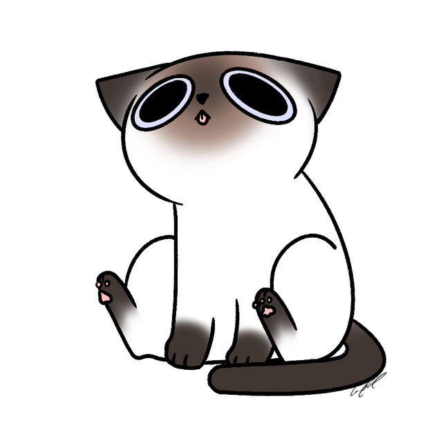 Head Empty Kitten Sticker