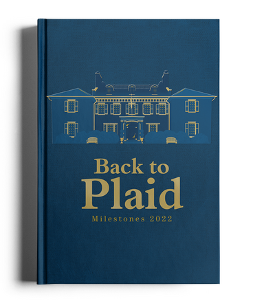 Back to Plaid Yearbook Cover