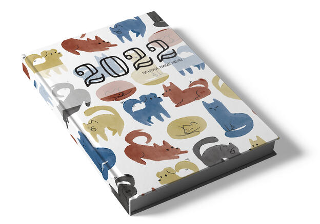 Animals Yearbook Cover Design